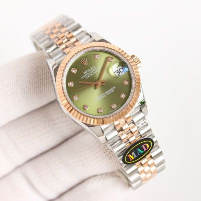 MAD Factory ROLEX Datejust 31 Replica 31mm Datejust I Olive Green Dial Watch